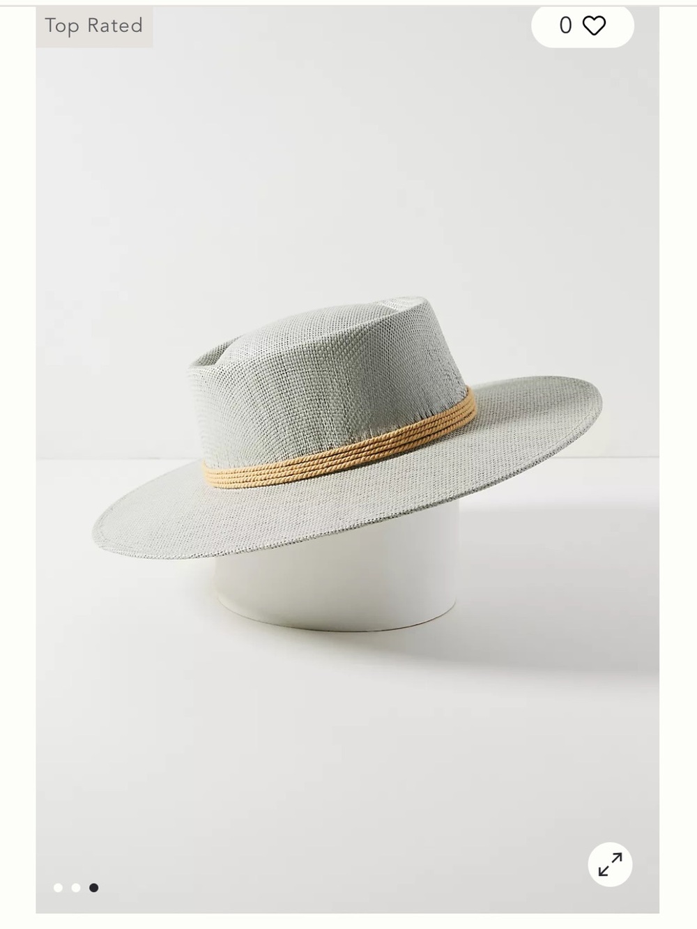 Anthropologie Rowan Trimmed Boater - Picture 3 of 11